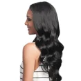 thumbnail image 4 of Peluca de pelo largo elegante para mujer, peluca de parte media rizada falsa para caras redondas, extensión de cabello realista de cobertura total de la cabeza, 4 of 4
