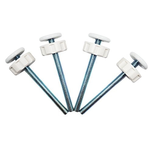 Baby Gate Guru Extra Long M10 10mm Spindle Rods For Pressure Mounted Baby And Pet Safety Gates 4 Pack Replacement Set 10mm White Walmart Com