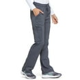 thumbnail image 3 of Dickies Advance Women Scrubs Pant, Mid Rise Boot Cut Drawstring, DK170P, XS Petite, Pewter Twist, 3 of 7