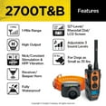 thumbnail image 4 of Dogtra 2700T&B Long Range 1-Mile 1-Dog Training & Beeper Remote Dog, 4 of 8