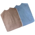 thumbnail image 4 of Baberos para adultos, protectores de ropa para personas discapacitadas, delantal reutilizable para personas mayores Marrón+Azul Colcomx Baberos Adultos, 4 of 8