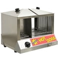 thumbnail image 2 of 18 in. Commercial Hot Dog Steamer 1200W Electic Warmer NSF Hot Dog&Bun Steamer Stainless Steel, 2 of 8