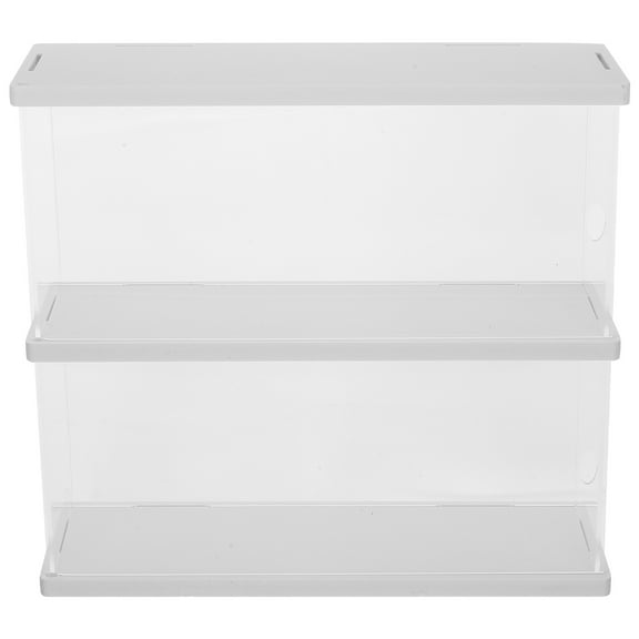 Clear Acrylic Display Box Action Figures Display Case Storage Box Countertop Box Organizer