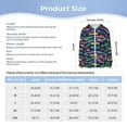 thumbnail image 5 of Cauagu Colorful Carp Streamer 1 Print Sun Protection Jacket for Teen,Full-Zipper Long Sleeve Sun Shirts with Pockets UV Hoodie Shirts Outdoor Athletic Jacket-Medium, 5 of 7