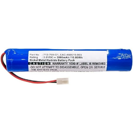

Cynthiady Equipment Battery Works with Inficon A19267-460015-LSG Equipment (Ni-MH 3.6V 3000mAh) Compatible with Inficon 712-700-G1 A19267-460015-LSG EAC-460015-003 Battery