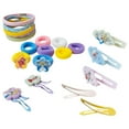 thumbnail image 2 of Luv Her Girls' Hair Accessories Set - 20 Pack Featuring Disney Alice in Wonderland - Includes 3 Barrettes, 4 Snap Clips, 5 Elastics, 8 Terry Ponies - Everyday Wear, Special Occasions, 2 of 6