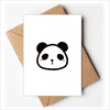 Animal Panda Round Plush Lovely Cat Greeting Cards You are Invited Invitations