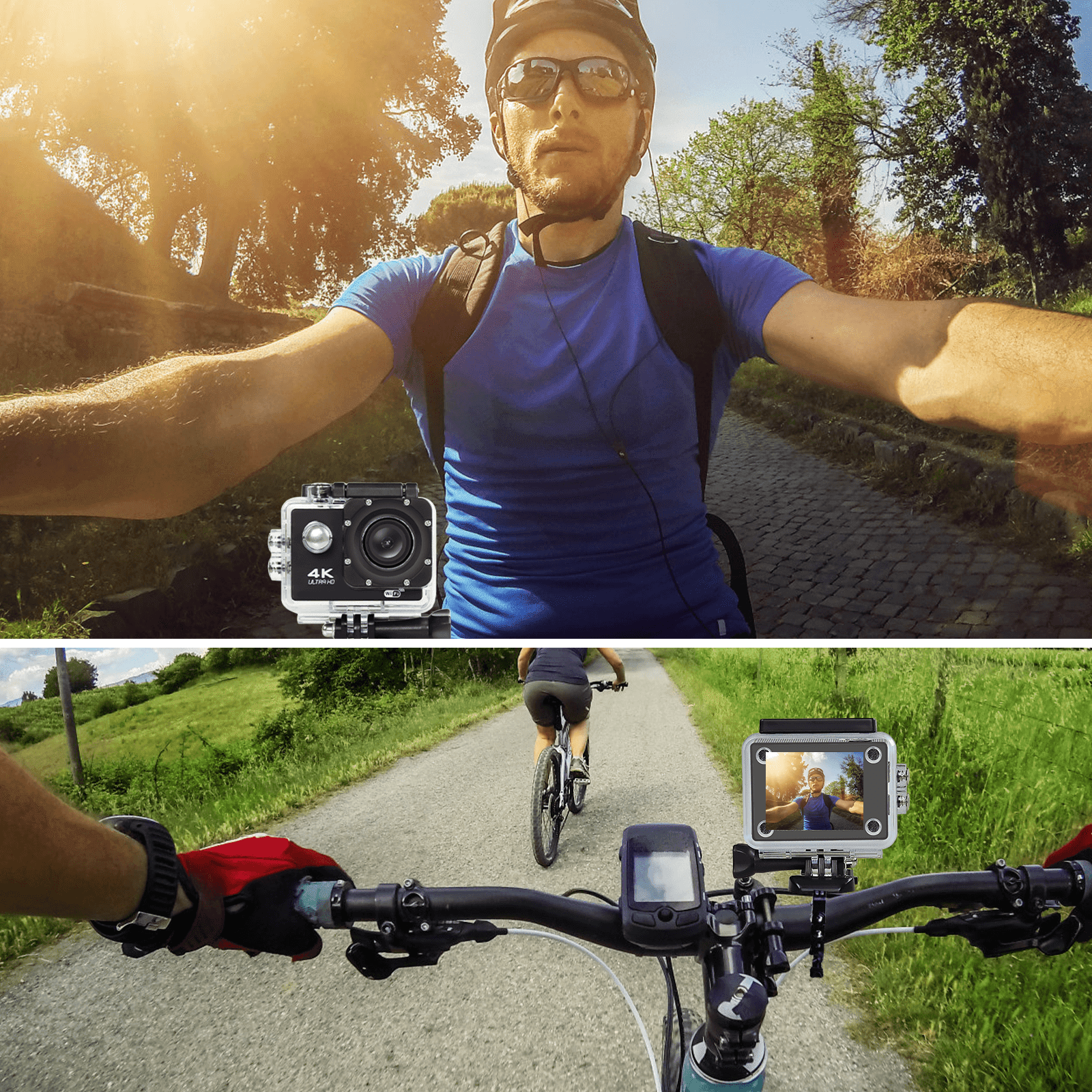 4K Action Camera Sport Video Underwater Camera Wifi Remote For Waterproof