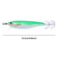 thumbnail image 5 of 10 3 Cm/7 4g Cebos Plantilla Calamar Con Anzuelo Realistas para Pesca Nocturna (claro) Verde, 5 of 5
