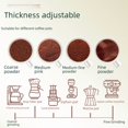 thumbnail image 4 of Manual Coffee Grinder with Ceramic Grinding Core - Effortless Hand-Crank Operation, Double Bearing for Smooth Grinding, Multi-Purpose for Coffee Beans & Spices, Modern Simple Style, Includes Cleaning, 4 of 5