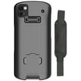 thumbnail image 2 of Étui + Sangle de Main Combo pour Zebra TC53 TC58 Scanner d'Ordinateur Mobile, Nakedcellphone Coque Rigide Texturée avec Support - Noir, 2 of 9