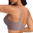 thumbnail image 4 of Ropa Interior Transpirable para Mujeres Sujetador Delgado de Tamaño Grande sin Bordes Reunión Diseño Ropa Interior Inalámbrica Diaria Cómoda, 4 of 6