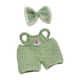 thumbnail image 1 of Mono con tirantes de pierna ancha perfecl para muñecas de peluche 5,91'' verde, 1 of 8