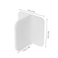 thumbnail image 2 of BESTYASH 4Ud Cabinet Shelf Holders White Plastic Easy Installation for Home Furniture Support, 2 of 7