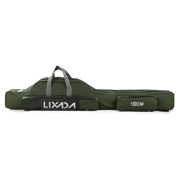 Pack Tackle Bolsa de pesca de 100 cm / 130 cm / 150 cm, bolsa de carrete de caña de pescar plegable Lixada Pack Tackle