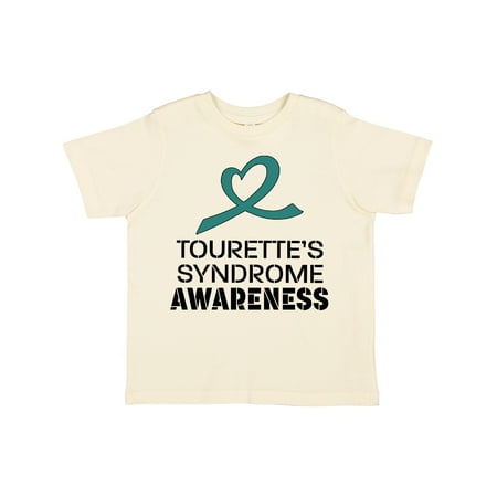 

Inktastic Tourettes Syndrome Awareness- Teal Ribbon Gift Toddler Boy or Toddler Girl T-Shirt