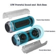 thumbnail image 6 of Avantree Cyclone - Portable Bluetooth Bike Speaker with Bicycle Mount, SD Card Slot, 10W Bass-Enhanced Audio, and Splashproof/Shockproof/Dustproof Build, Perfect for Bikes & Scooters, 6 of 6