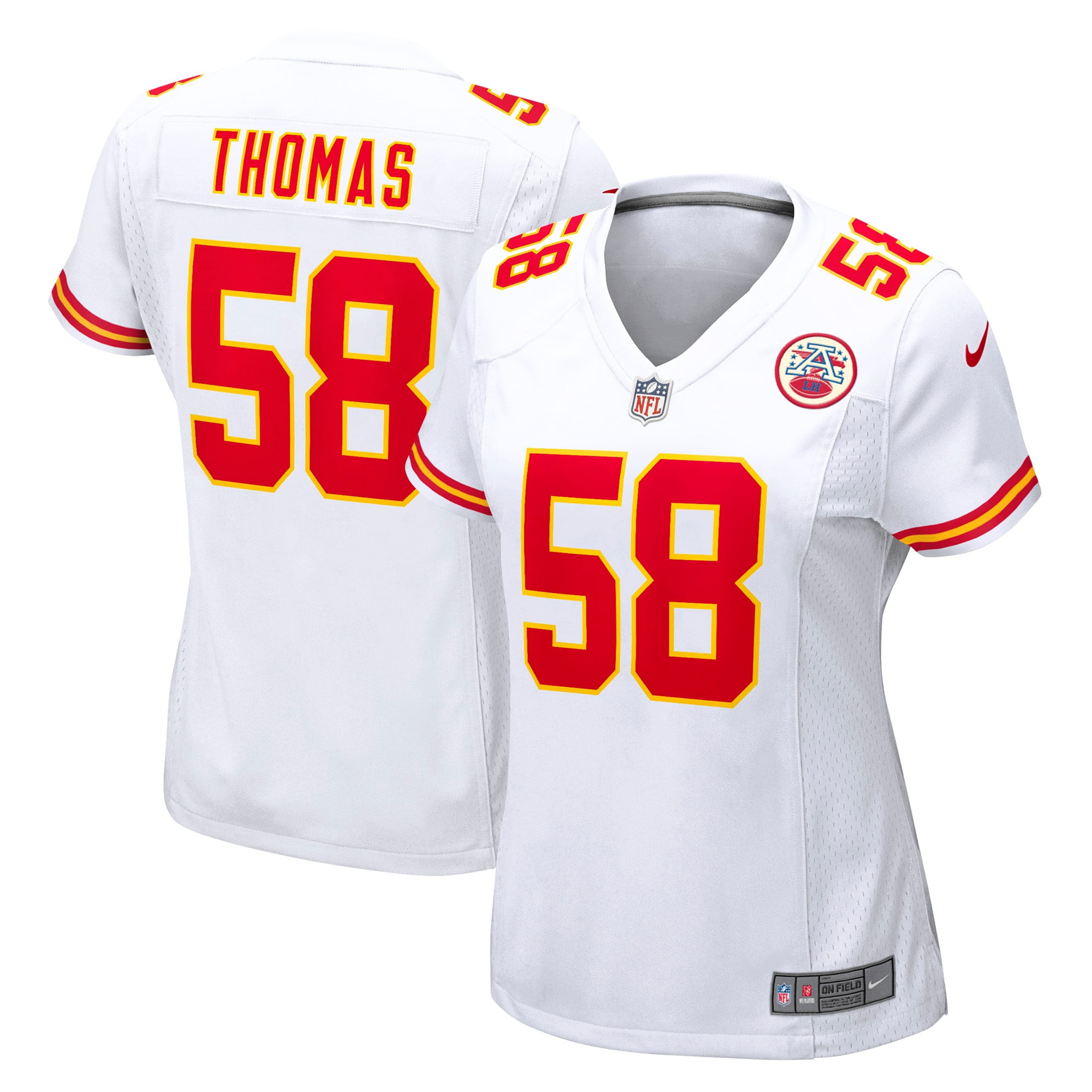 Men's Nike Chris Jones Red Kansas City Chiefs Game Jersey