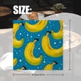 thumbnail image 2 of Bahomeck Napkins Set Of 4 Reusable Washable Square Fabric Dining Table Napkins Weddings Party Dinner Decor,18*18 Inch,Yellow Bananas On Blue Background, 2 of 3