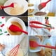 thumbnail image 3 of Juego de utensilios de cocina de silicona roja, antiadherentes y duraderos, colección de 10 piezas, 3 of 5