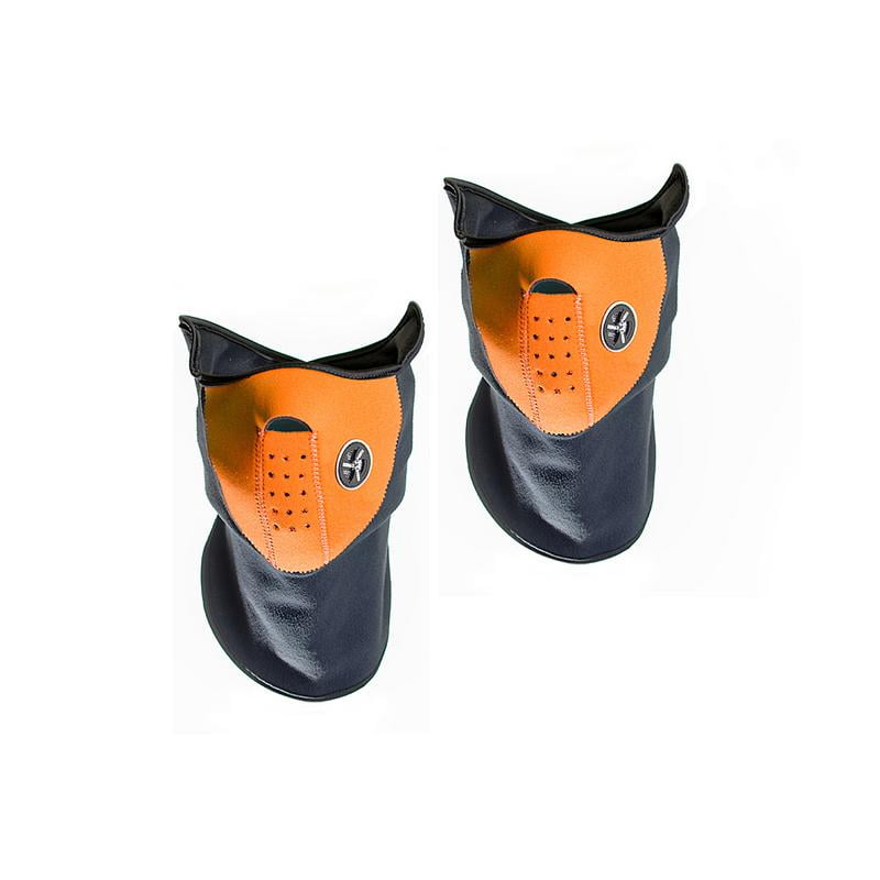 Sport Force Face and Neck Ski Mask-(Two Pack Orange) by Unbranded
