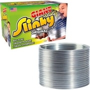 The Original Giant Slinky Walking Spring Toy, Metal Slinky, Party Favors, Fidget Toys, Kids Toys for Ages 5 Up by