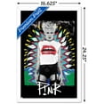 thumbnail image 3 of P!nk - Lips Wall Poster, 14.725" x 22.375", Framed, 3 of 3