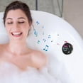 thumbnail image 2 of Haut-parleur de Douche Bluetooth Étanche IPX4 Haut-Parleur Bluetooth avec Ventouse Haut-Parleur Bluetooth 5.0 Portable avec Lumière DEL Colorée Micro pour Téléphone Tablette, 2 of 6