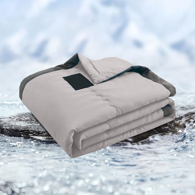 Cool And Comfortable Double Sided Cold Effect Blanket Cool Fiber Soft Blanket Summer Cool Conditioning Quilt