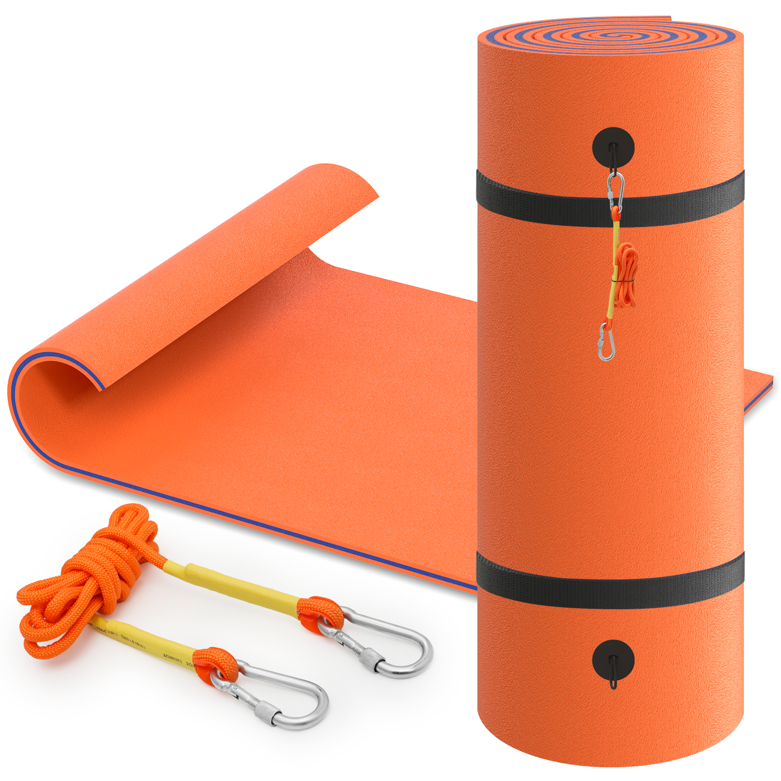 MADOG 9x6FT Floating Water Mat, 3Layer TearResistant XPE Foam Water Floating Pad, Lake Float