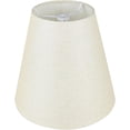 thumbnail image 2 of Urbanest Hardback Faux Silk Empire Lamp Shade – 5" Top x 9" Bottom x 8.5" Slant Height – Metalic Cream Empire Lamp Shade - 1 Piece, 2 of 3