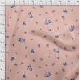 thumbnail image 3 of oneOone Polyester Lycra Fabric Leaves & Flower Floral Decor Fabric Printed BTY 56 Inch Wide, 3 of 4