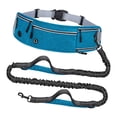 thumbnail image 1 of Correa para perros, manos libres, ajustable, cinturón, material reflectante, amortiguador elástico Azul, 1 of 9