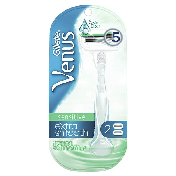 Gillette Venus Extra Smooth Sensitive Women's Razor, One Handle Plus