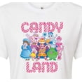 thumbnail image 3 of Candy Land - Character Group- Junior's Cropped Tee, 3 of 5