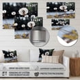thumbnail image 4 of Designart "White Black Dandelion I" Floral Metal Art Print, 4 of 5
