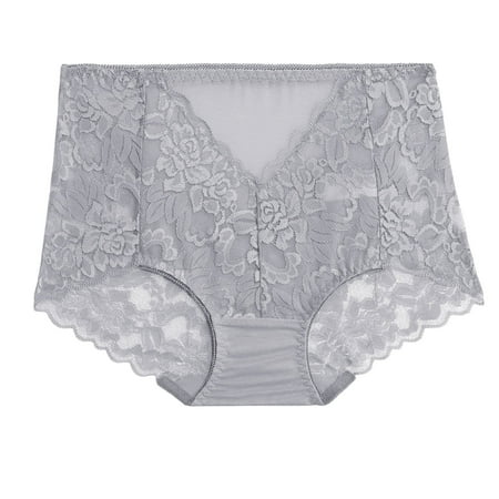 

ZMHEGW 3 Pack Women Panties Lace Boyshort Floral Low Rise Ladies Comfortable Underpants Female Lingerie Underwear