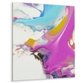 thumbnail image 2 of Designart "Fuchsia & Sky Fluid Dream I" Abstract Shapes Metal Art Print, 2 of 5