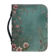 thumbnail image 2 of Personalized Pattern PU Leather Bible Bag Zipper Book Cover, Heavy Duty Protective Carrying Case Tote Organizer with Handle for Church and Study, 2 of 6