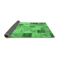 thumbnail image 2 of Ahgly Company Indoor Rectangle Patchwork Emerald Green Transitional Area Rugs, 8' x 12', 2 of 4