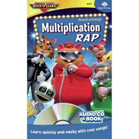 Rock N Learn Multiplication Rap Book CD - Walmart.com