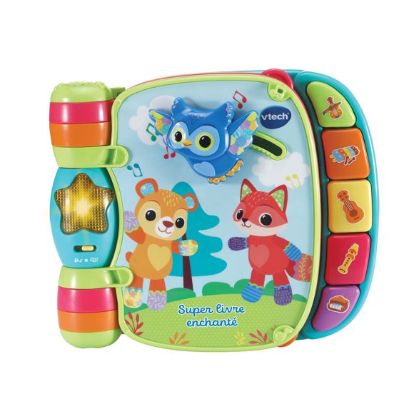 VTech Animal Rhymes Music Book™ with Lights & Sounds for Infants - French Version
