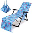 thumbnail image 3 of Recliner Chair Covers for Reclining Chair Beach Chair Cover Printed Beach Towel Polyester Cotton Lounge Chair Towel Recliner Chair Covers with Pockets Beach Chair Covers with Pockets, 3 of 9