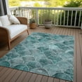 thumbnail image 5 of Addison Rugs Chantille Indoor/Outdoor Transitional Modern Teal Washable Rectangle Rug, 8' x 10', 5 of 5