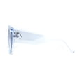 thumbnail image 4 of Hommes Incurvés Haut Grand Bouclier Racer Lunettes de Soleil Tous Bleu, 4 of 4