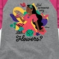 thumbnail image 3 of Encanto - Did Someone Say Flowers - Toddler & Youth Girls Raglan Graphic T-Shirt, 3 of 4