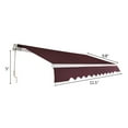 thumbnail image 6 of Zimtown 12x10 ft Retractable Patio Awning Wine Red, 6 of 8