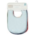 thumbnail image 2 of Hudson Baby Infant Boy Drooler Bib with Waterproof Lining 10pk, Blue, One Size, 2 of 3