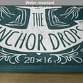 thumbnail image 6 of Ambesonne Anchor Place Mats Set of 4, Hand Drawn Hipster, Standard Size, Dark Blue White, 6 of 6