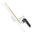 thumbnail image 2 of OATIPHO Toilet Handles Replacement Parts Black Alloy 1Set, 2 of 6